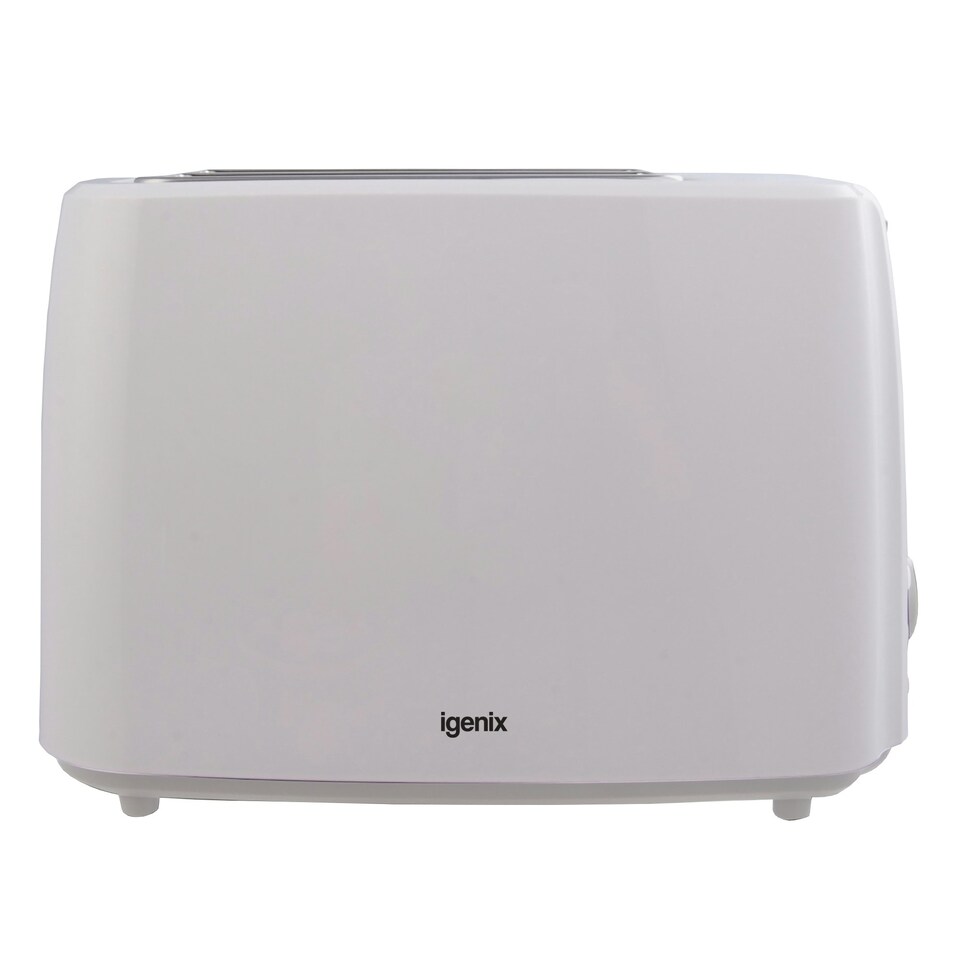 image 1 of Igenix IG3011, 2 Slice Toaster, Defrost & Reheat Function, 750W, White