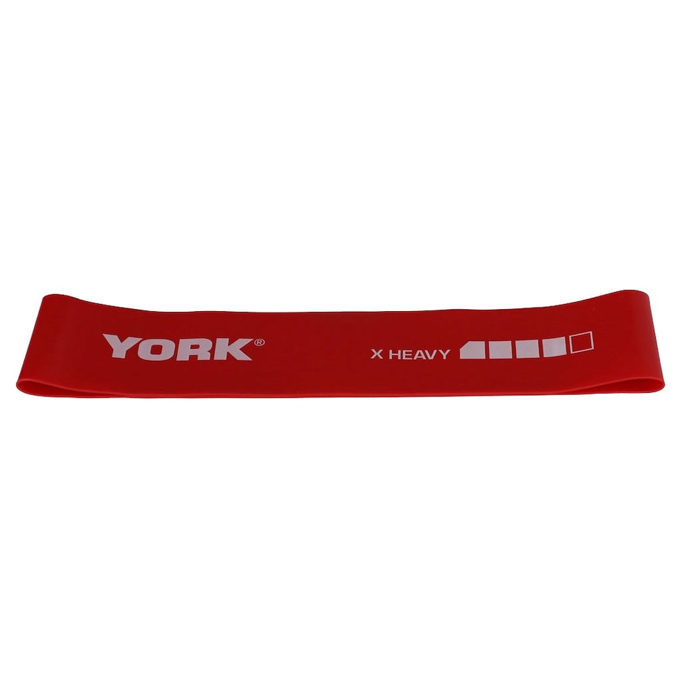 York Resistance Loop Band - X-Heavy (50 cm circumference, 4 cm width) - Red | Red | Red | 50 cm circumference, 4 cm width