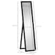 image 5 of HOMCOM Full Length Mirror, Floor Standing or Wall-Mounted Long Mirror, Rectangular Full Body Mirror for Bedroom, Living Room, Black