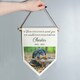 image 2 of Personalised Photo Upload Pet Memorial Hanging Banner