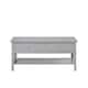 image 2 of Franklin Coffee Table with 2 Drawers Grey Grey | Grey