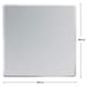 image 3 of Showerdrape Trafalgar Square Wall Mounted Frameless Bevelled Edge Bathroom Mirror 45 x 45cm