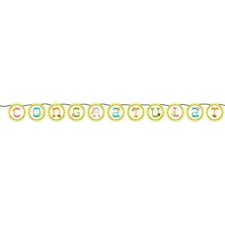 Creative Converting Happi Tree Congratulations Banner - Multicoloured - One Size