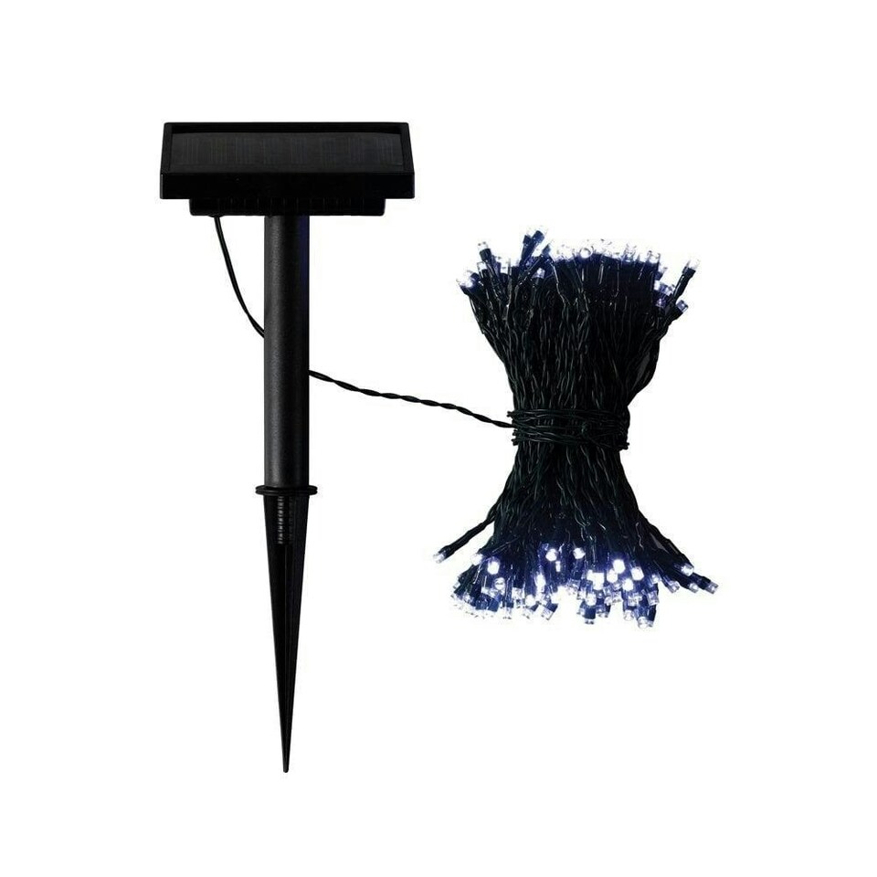 Solar Powered 200 Cool White LED String Lights | Multi | 1