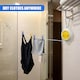 image 8 of GEEZY Portable Washing Line Travel Laundry Rope White