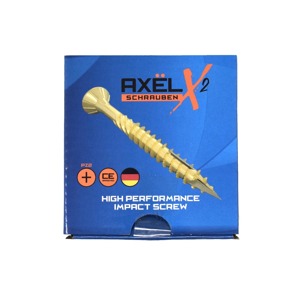 image 1 of Axel High Performance Woodscrews (Dia) 4.0mm (L) 40mm - Box of 200
