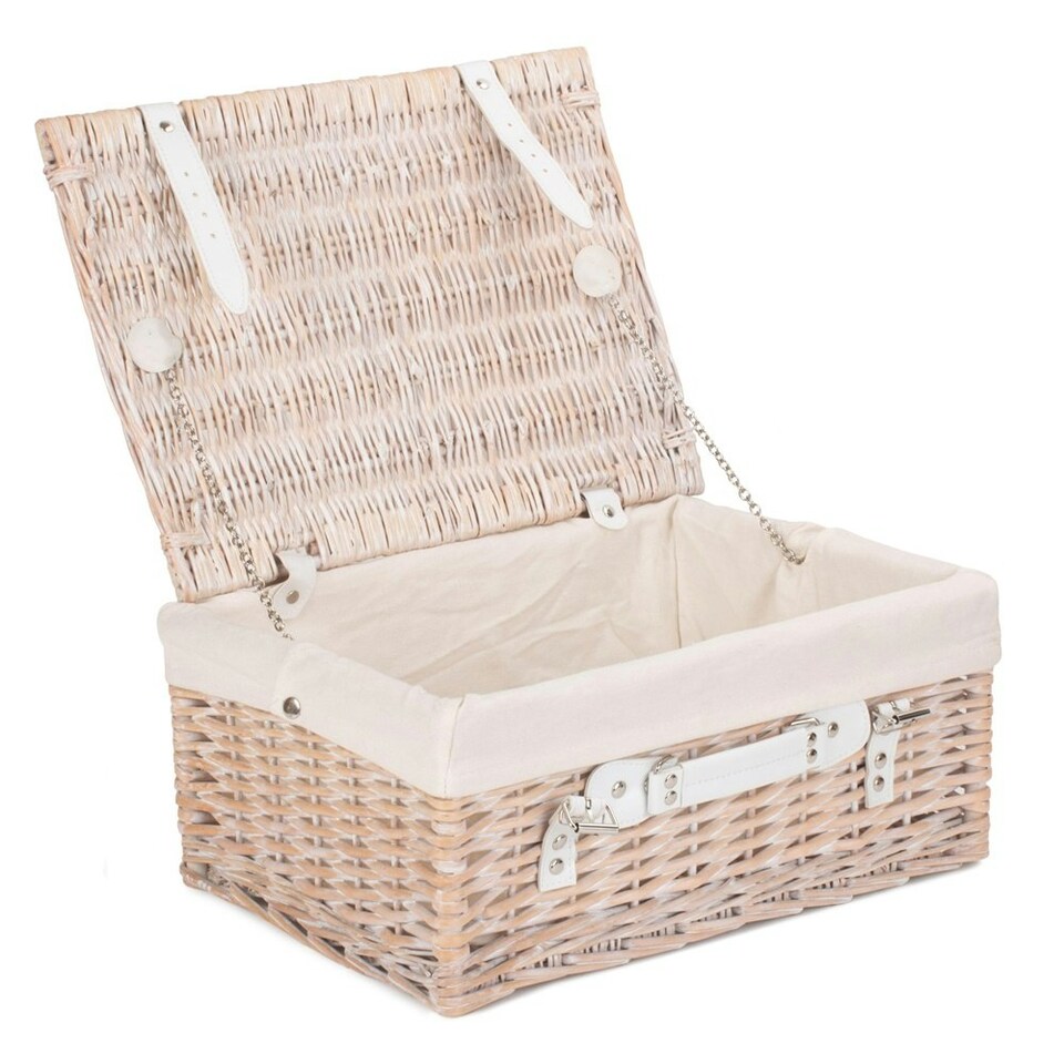 image 1 of 41cm Picnic Basket with Lining Black | Black | One Size