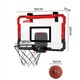 image 2 of Dekko Mini Basketball Hoop Over the Door for Kids Gift Indoor Sport Backboard
