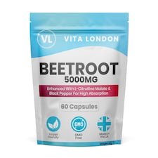 Beetroot Capsules - 5000mg + L-Citrulline Malate & Black Pepper - 60 Capsules