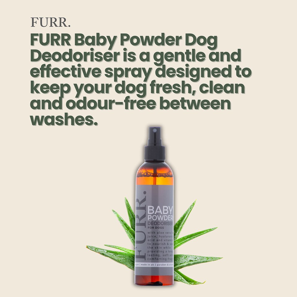 image 1 of FURR Baby Powder Dog Deodoriser Spray 2 x 250ml