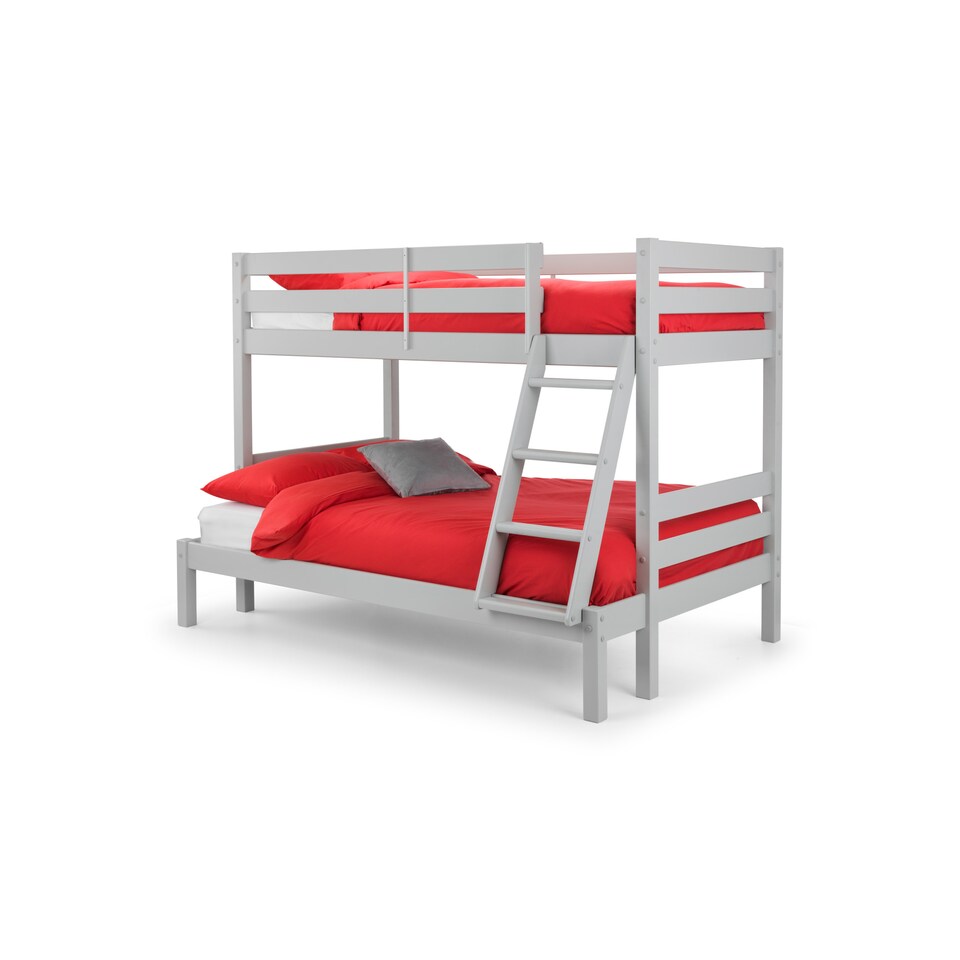 image 1 of Merlin 90cm Single Grey Triple Sleeper Bunk Bed
