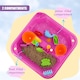 image 4 of The Magic Toy Shop Sand and Water Table 23-Piece Pink Kids Outdoor Play Set