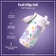 image 4 of Leak Proof Kids Water Bottle, Stainless Steel, 400ml (13oz) | Pink | Unicorn | One Size