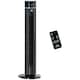 image 1 of HOMCOM Tower Fan Anion Cooling Bedroom with Oscillating, Remote, Black