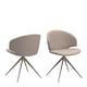 image 1 of Ella Swivel Beige Dining Chair