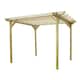 image 1 of Double Garden Pergola - Wood - L240 x W360 x H270 cm - Light Green