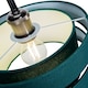 image 3 of Contemporary Quality Green Linen Fabric Triple Tier Ceiling Pendant Light Shade | Green