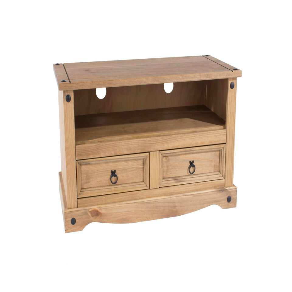 image 1 of Core Products Corona, Flat Screen TV Unit H51cm x W95cm x D43cm Brown