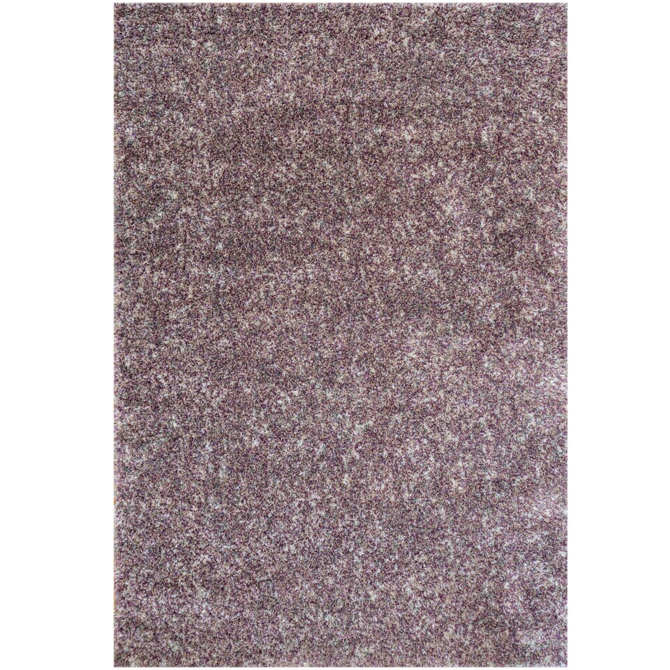 image 1 of KUKOON Heather Purple Mottled Shaggy Living Room Area Rug 80cm x 150cm