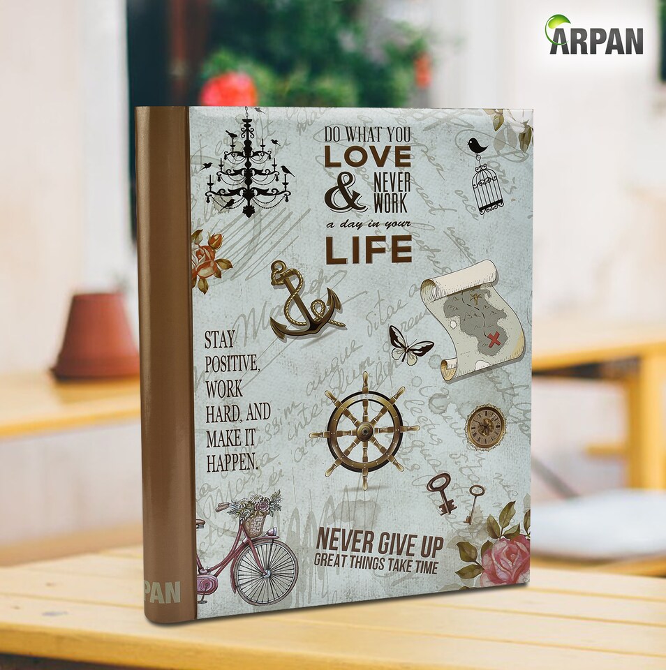 image 1 of ARPAN Large Self Adhesive Photo Album – 20 Sheets / 40 Sides – Holds Various Sized Photos up to A4 Size – Sticky Page Memory Scrapbook Album