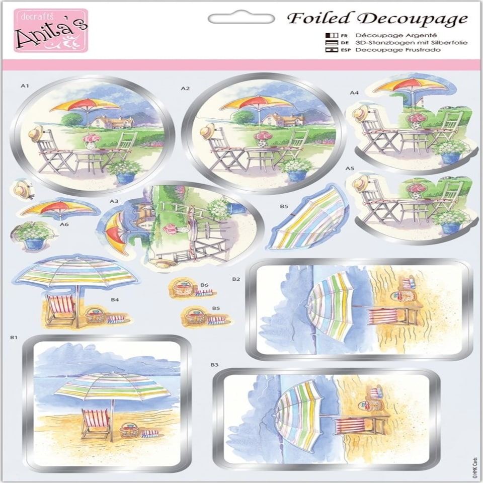 Foiled Decoupage - Seat in the Sun - Docraft