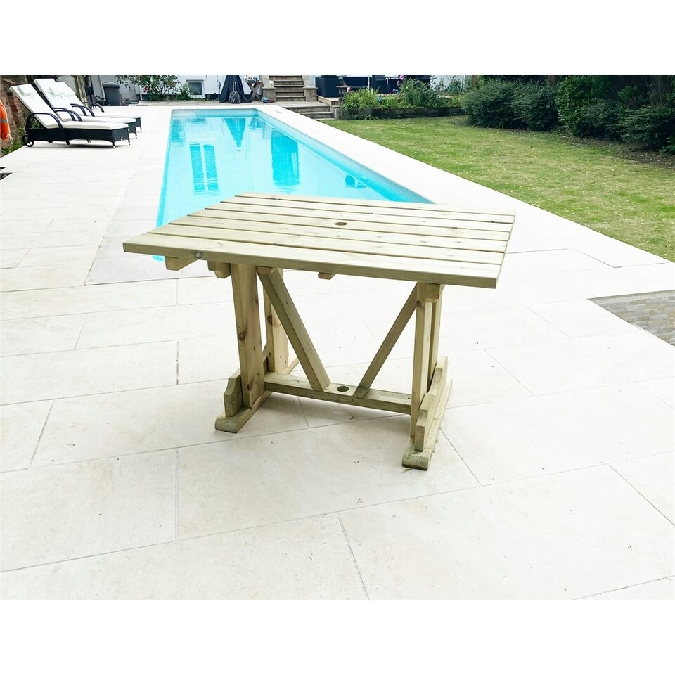 image 1 of Deluxe Heavy Duty Square Table - 4 Seater