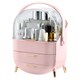 image 1 of Neo Pink Three Layer Cosmetic Makeup Vanity Beauty Storage Organiser Skincare Display Box Case Holder | Pink