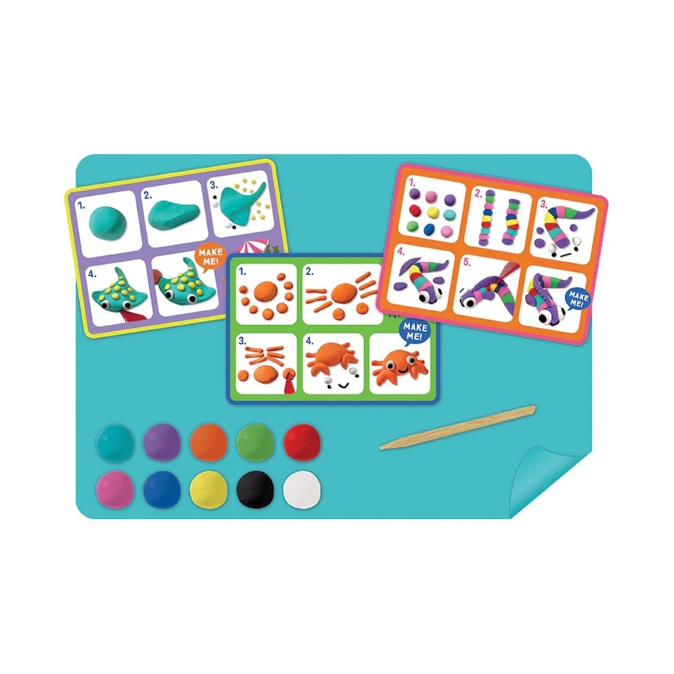 image 1 of Floss & Rock Clay & Play Modelling Kit - Ocean