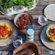 image 3 of Scandi Home 12 piece Oslo Oatmeal Artisan Glaze Tableware Set