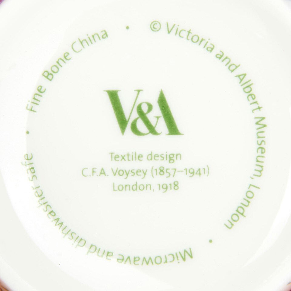 image 1 of V&A Bee Garden Conical Mug White 450ml | Multi