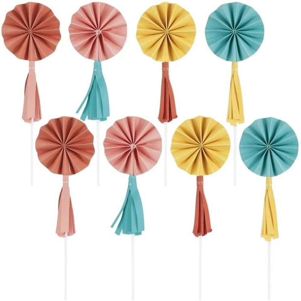 8 PAPER FAN CK TPAPER W/TSSL -  UNIQUE