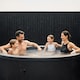 image 3 of Wave Tahoe 6 Person Eco Foam Hot Tub, Charcoal Black