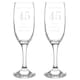 image 1 of Personalised Anniversary Pair of Flutes