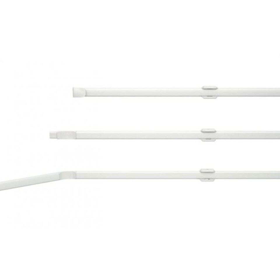 White Flexibile Curtain Net Rod 475cm White | White