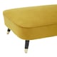image 5 of Interiors by Premier Yellow Chaise Lounge Sofa, Upholstered Velvet Sofa for Lounge, Living Room, Right Arm Chaise Accent Lounge