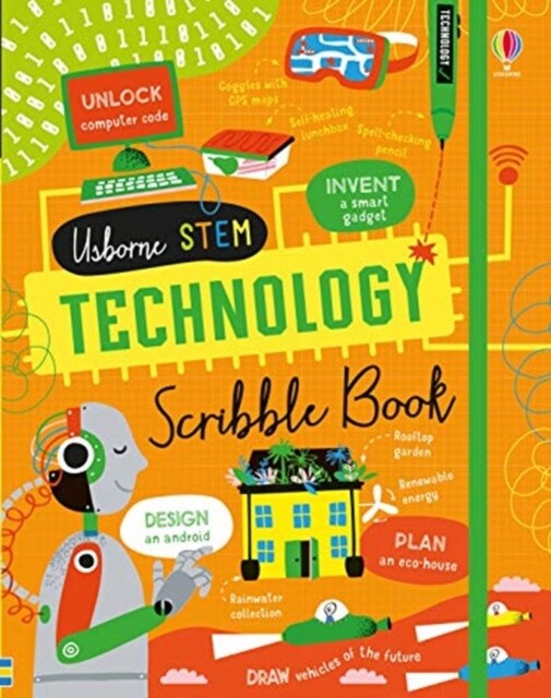 Technology Scribble Book Hardback