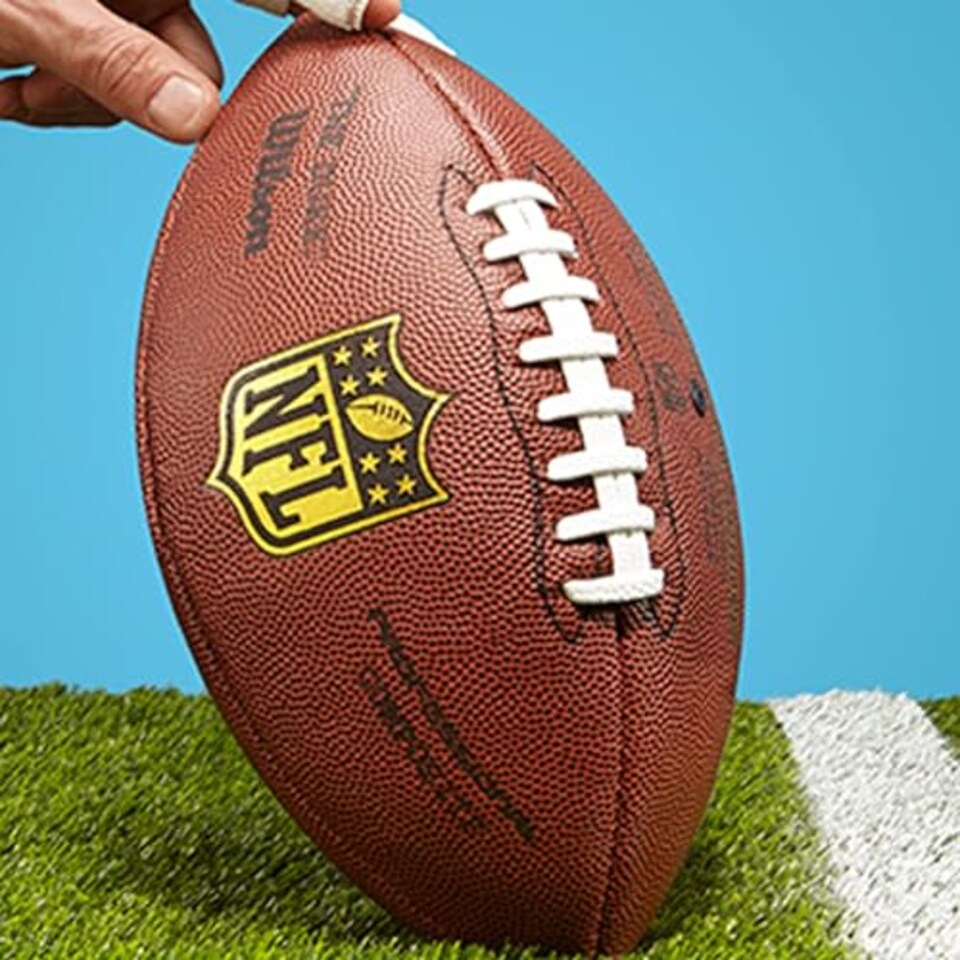 image 1 of Wilson Men's Nfl Football Duke Replica, Brown, Micro