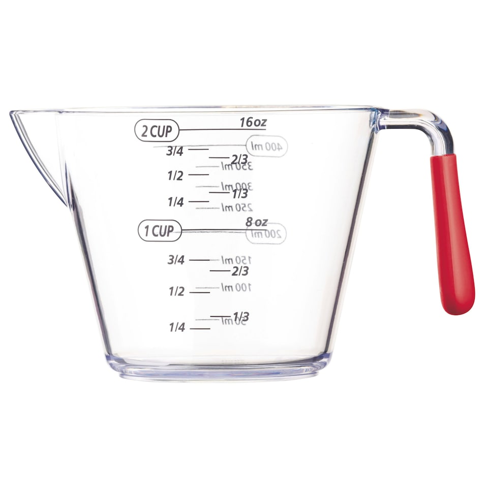 image 1 of Colourworks 3-Piece Acrylic Measuring Jug Set Red