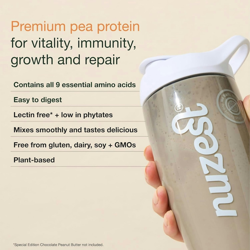 image 1 of Clean Lean Protein - Wild Strawberry - Pea Protein Powder- Vegan