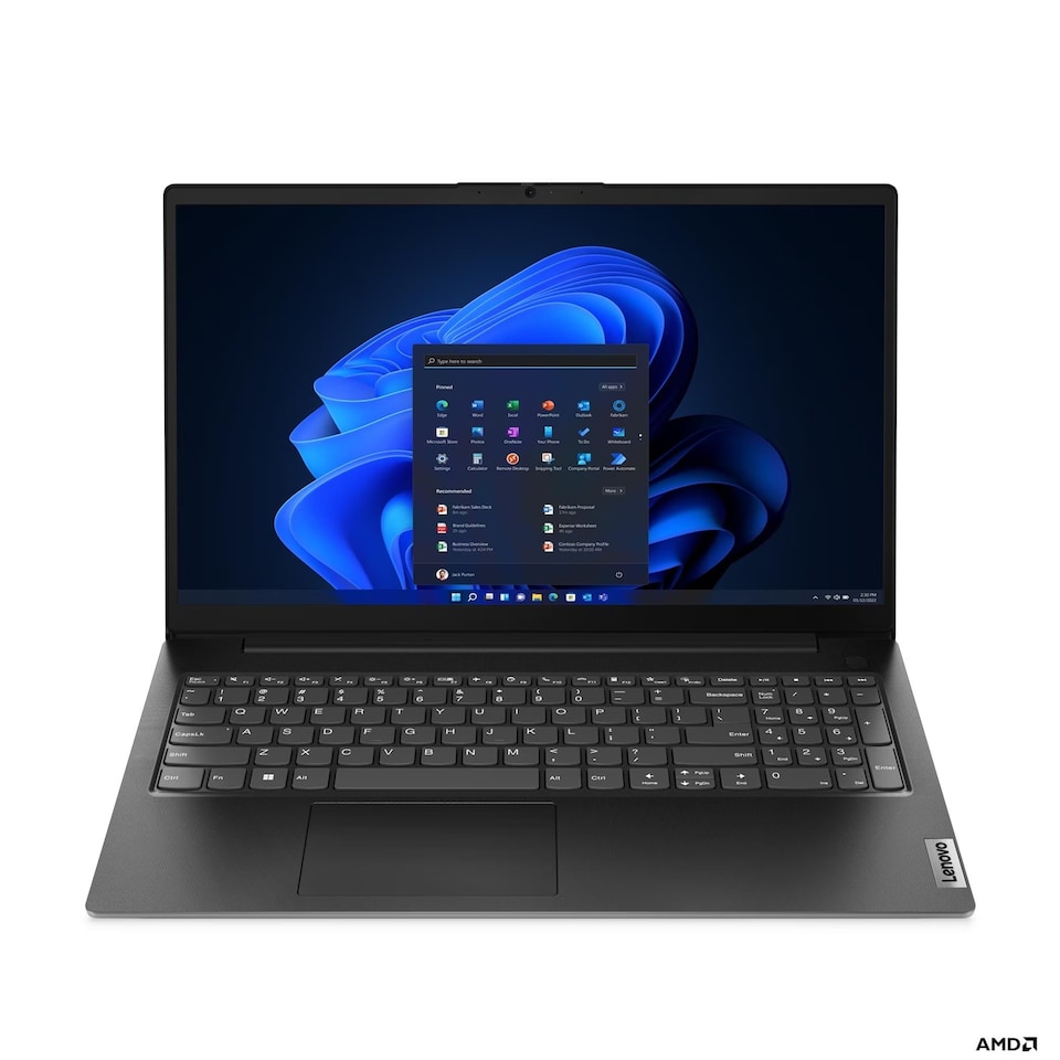 image 1 of Lenovo V15 G4 AMN 82YU019HUK Laptop - 15.6" FHD - AMD Ryzen 5 7520U - 8GB LPDDR5 RAM - 512GB SSD - Windows 11 Home