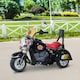 image 2 of HOMCOM 6V Kids Electric Motorbike Child Ride On Toy w/ Lights Sound Black