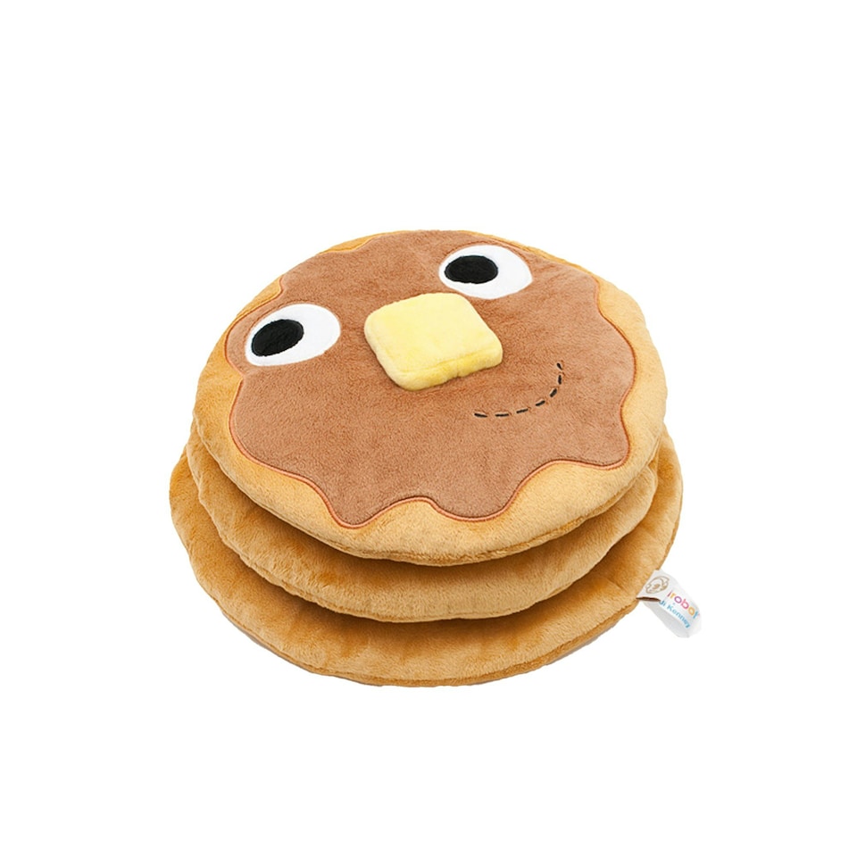image 1 of Yummy World Stacks Pancake Plush Toy - Brown - M