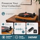 image 4 of Lightwood Vinyl Record Player With Stereo Speakers - Bluetooth Send & Receive - USB & SD Recording - AUX IN & RCA Out