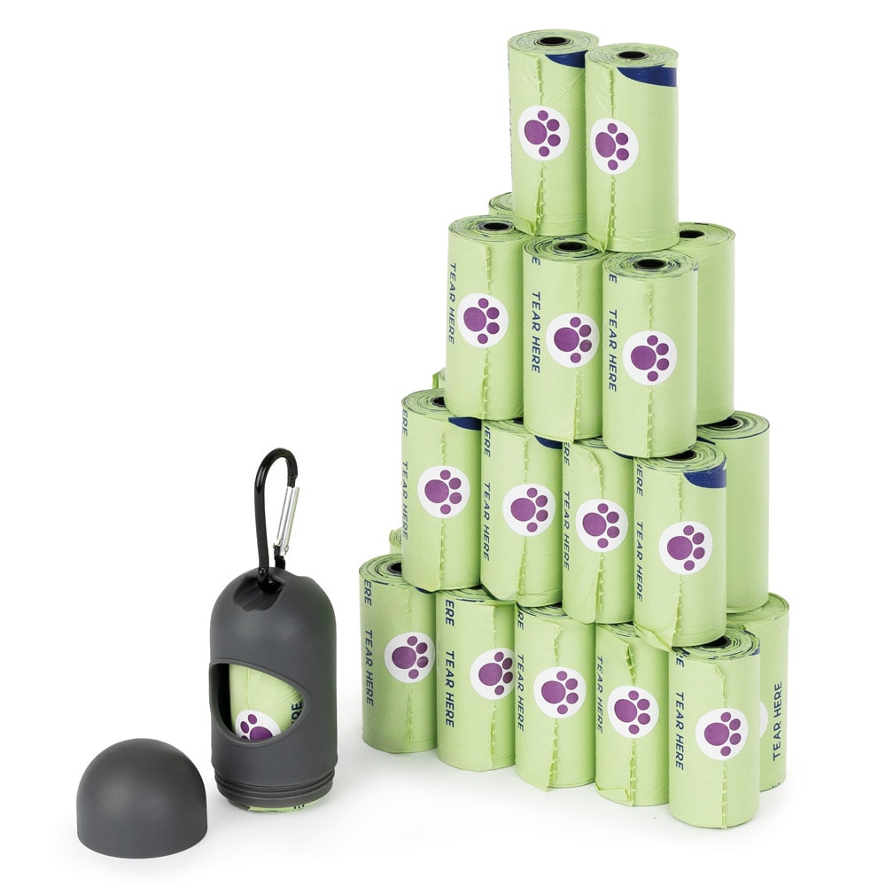 Dog Poop Bag Holder with 600 Bags
