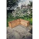 image 3 of Multi Pack of 2 - Valley Trough Large - Timber Garden Planter - L39 x W100 x H32 cm | Brown
