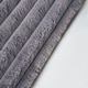 image 4 of BHS Jumbo Cord Throw with Plain Velvet Backing, Grey Grey | Grey