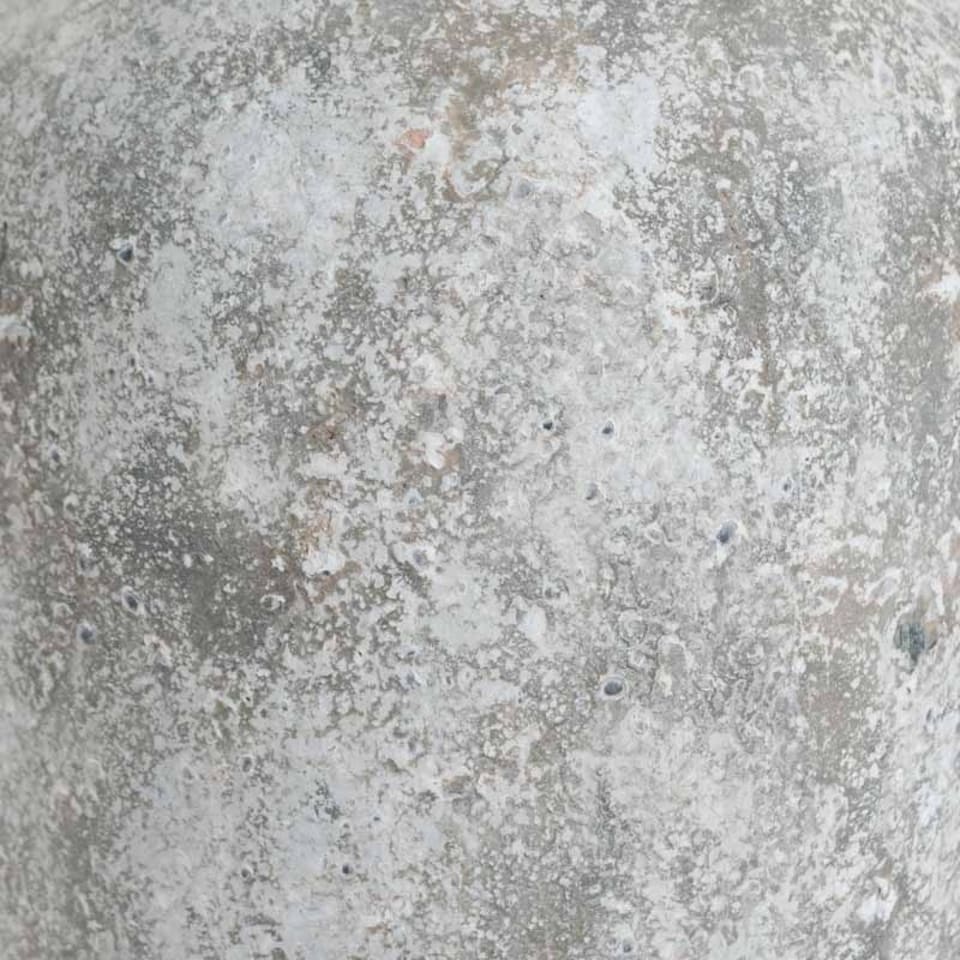 image 1 of Aged Tall Vase - Ceramic - L28 x W28 x H45 cm - Stone | Grey