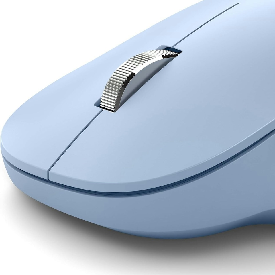 image 1 of Microsoft Ergonomic Bluetooth Mouse - Pastel Blue