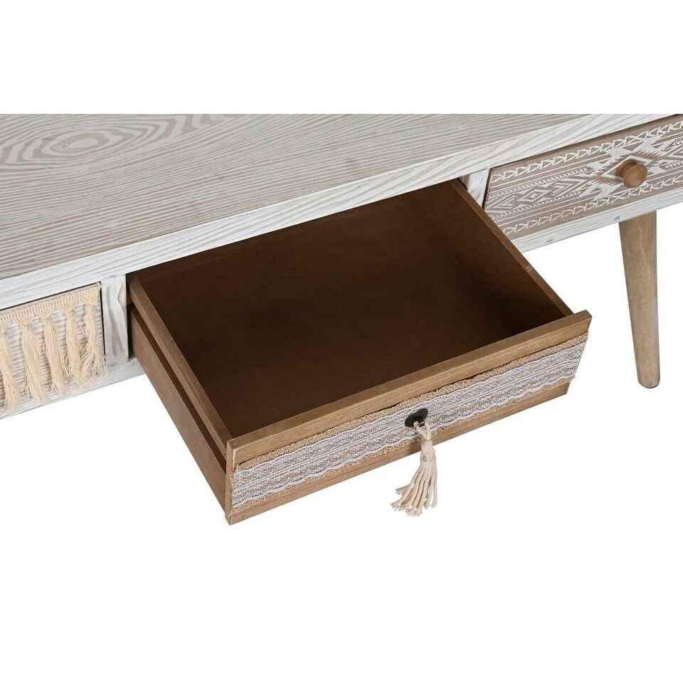 image 1 of Centre Table DKD Home Decor Fir Cotton (110 x 60 x 50 cm) N/A