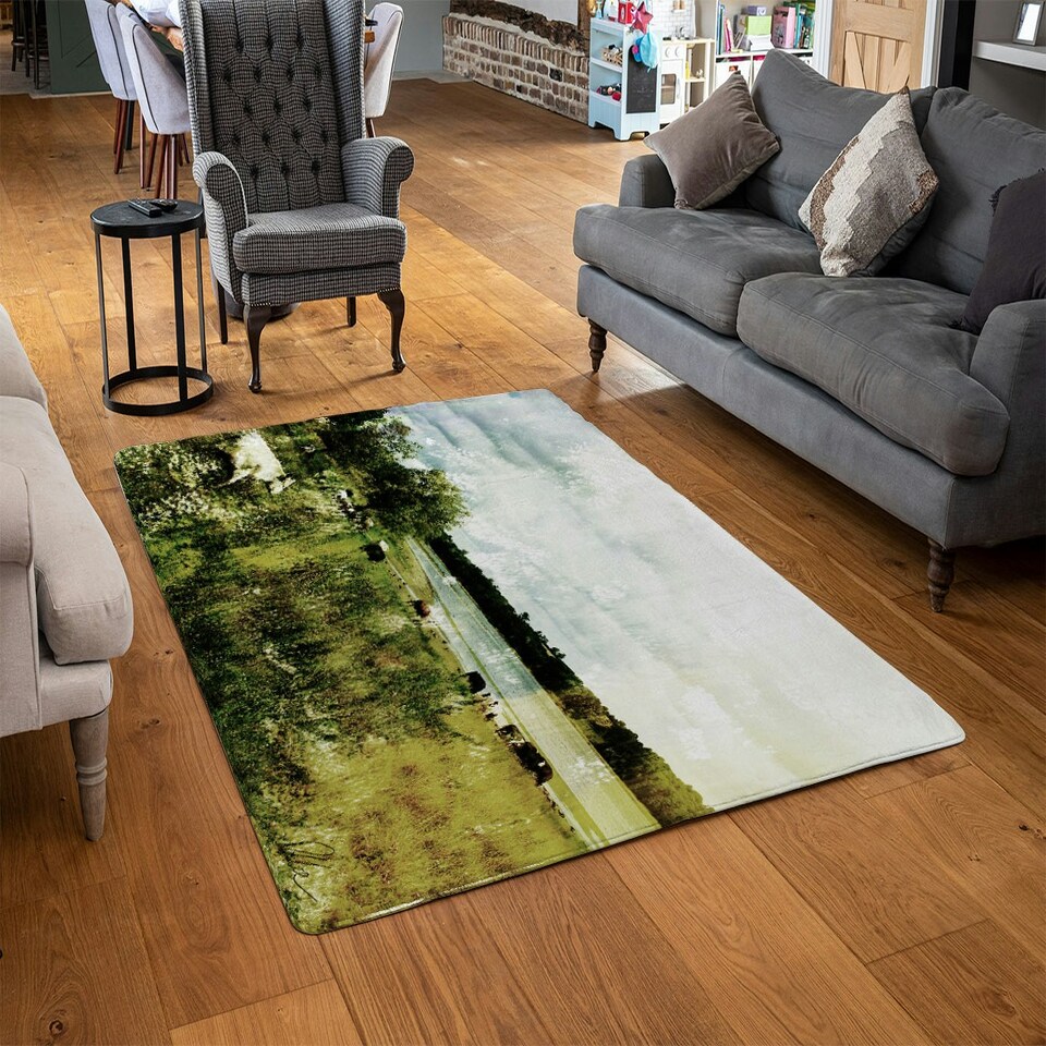 image 1 of Vintage Cow (Rug) Multi | Medium: 80x150cm